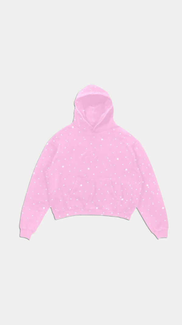 Hoodie bling bling pink